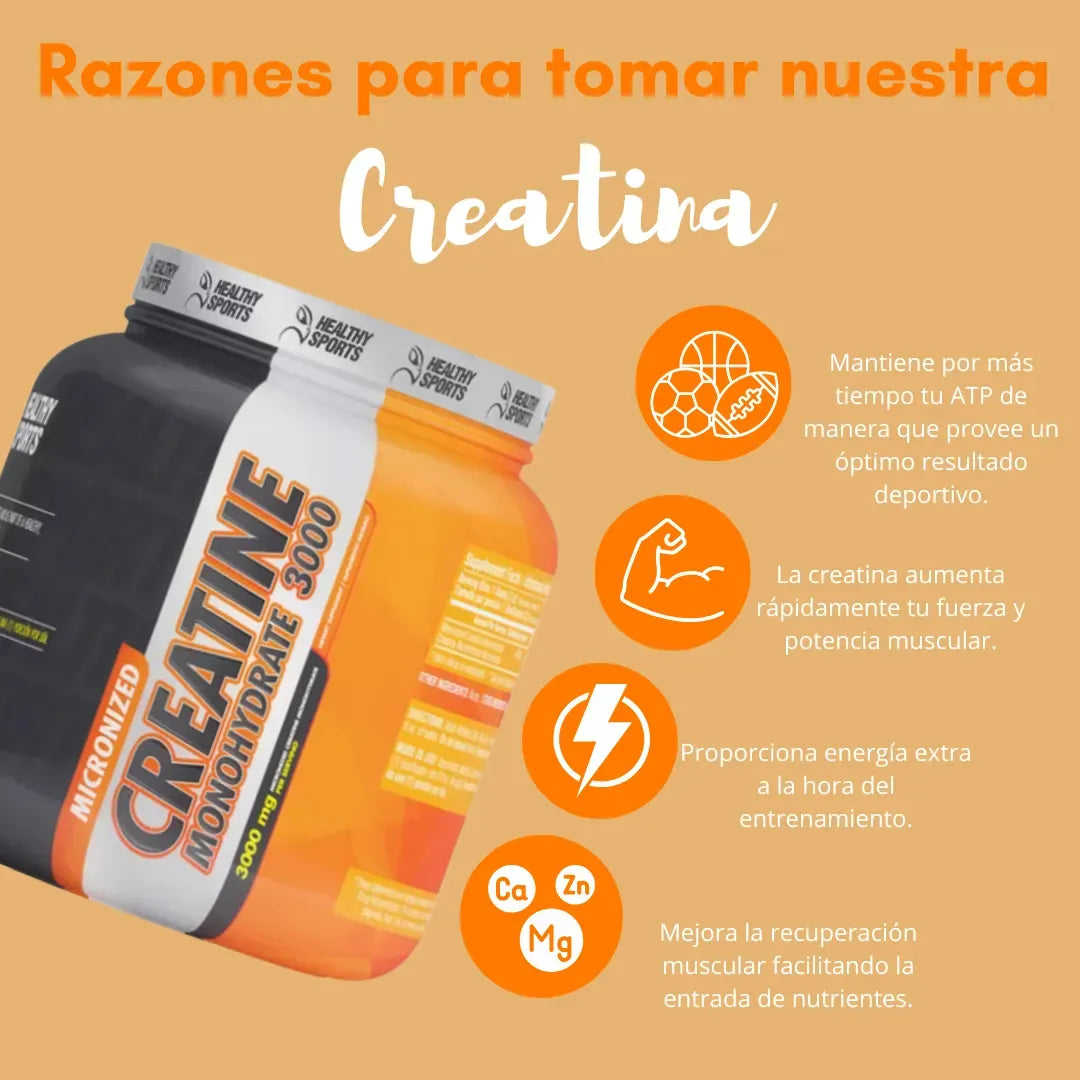 Creatina Healthy Sports 150gr - Progreso Visible